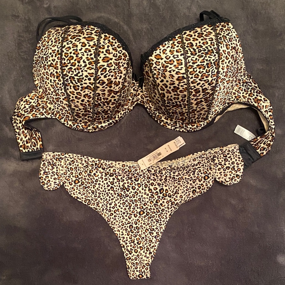 Victoria's Secret Animal Print Lingerie Set